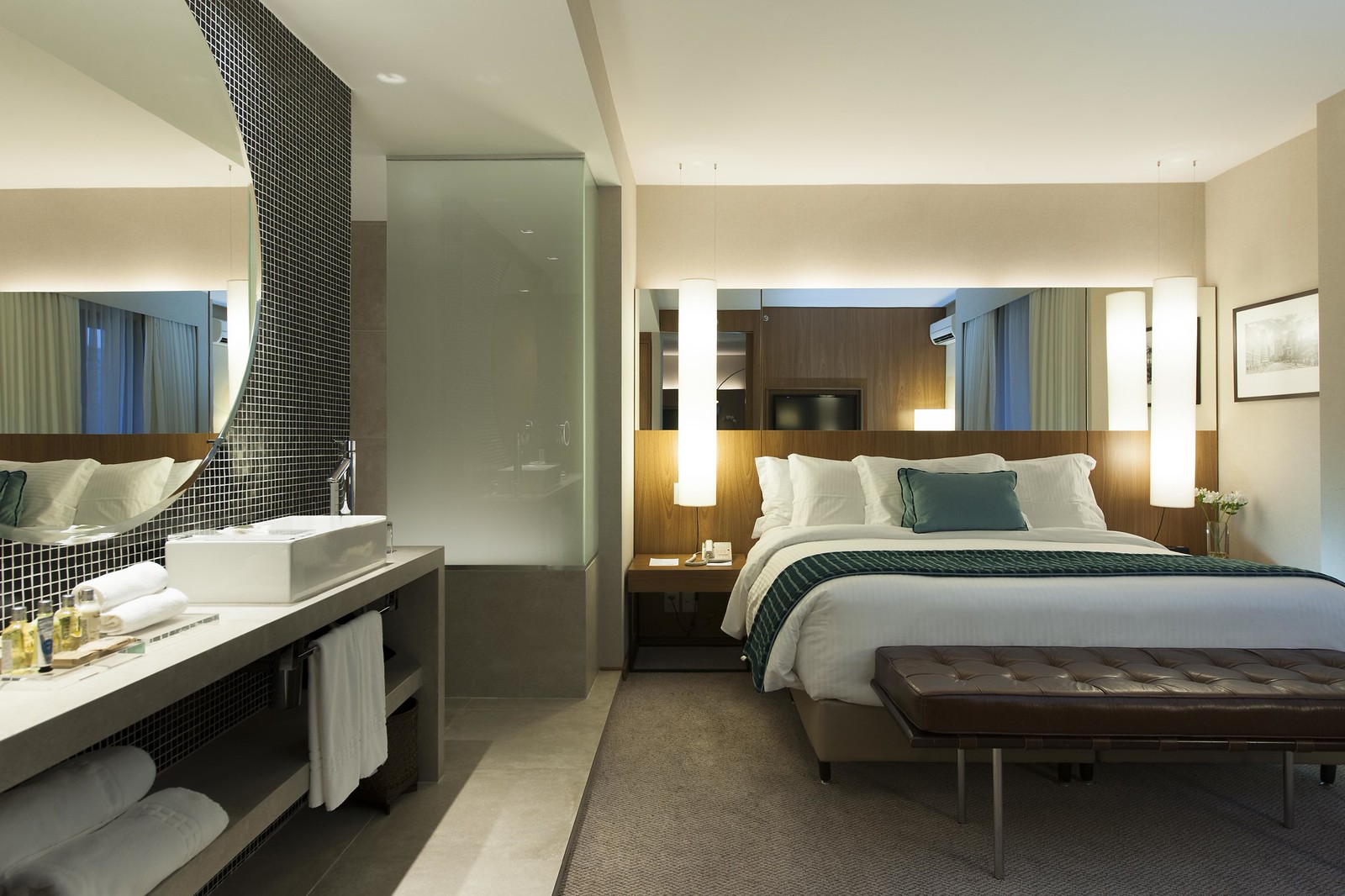 Acomodação do Radisson Blu São Paulo, fotografada por Rocio